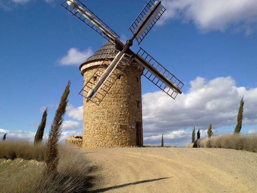 La Rioja con niños, Molino de Viento Harinero en el Valle de Ocon